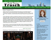 Tablet Screenshot of judgeelizabethtrosch.com